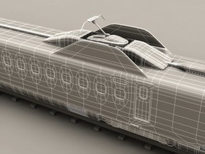 shinkansen n700 3D Модель