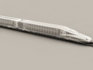 shinkansen n700 3D Модель