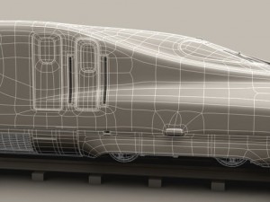 shinkansen n700 3D Модель