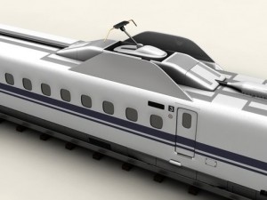 shinkansen n700 3D Модель