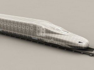 shinkansen n700 3D Модель