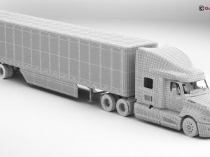 generic us truck 3D Модель