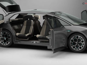 EV futuro generico Modello 3D