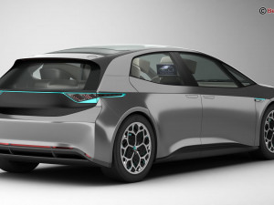 Generic Future EV 3D Model