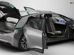 Generic Future EV 3D Model