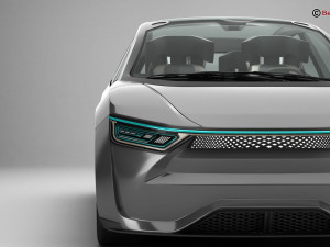 Generic Future EV 3D Model