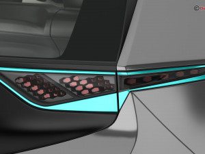 Generic Future EV 3D Model