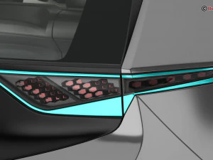 EV futuro generico Modello 3D