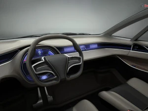 EV futuro generico Modello 3D