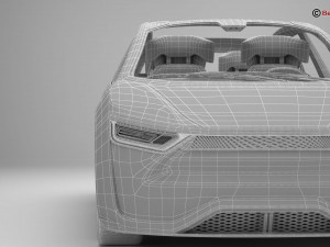 Generic Future EV 3D Model