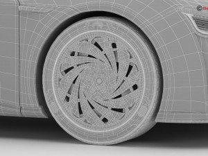 Generic Future EV 3D Model