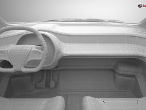 Generic Future EV 3D Model