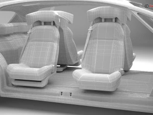 EV futuro generico Modello 3D