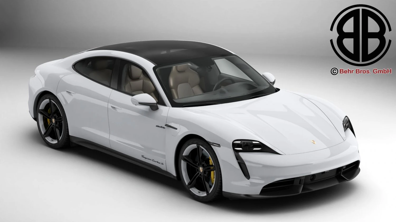 Porsche Taycan Turbo S 2020 Modello 3D .c4d .max .obj .3ds .fbx .stl .blend 
