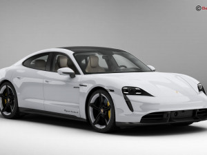 Porsche Taycan Turbo S 2020 Model 3D