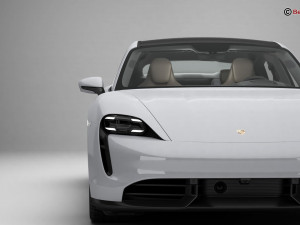 Porsche Taycan Turbo S 2020 Model 3D