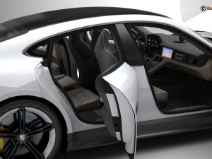 Porsche Taycan Turbo S 2020 Model 3D