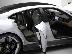 Porsche Taycan Turbo S 2020 Modello 3D