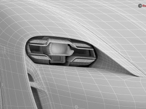 Porsche Taycan Turbo S 2020 Model 3D