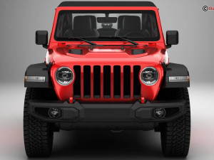 Jeep Wrangler Rubicon 2 Door 2018 3Dモデル