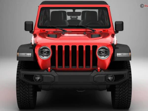 Jeep Wrangler Rubicon 4 Door 2018 3D Model