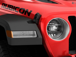 Jeep Wrangler Rubicon 4 Door 2018 3D Model