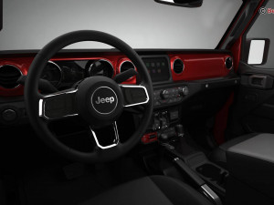 Jeep Wrangler Rubicon 4 Door 2018 Model 3D