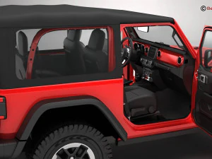 Jeep Wrangler Rubicon 4 Door 2018 3D Model