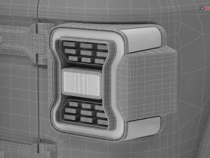 Jeep Wrangler Rubicon 4 Door 2018 3D Model