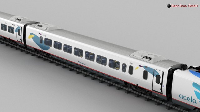 dessins du train express Acela
