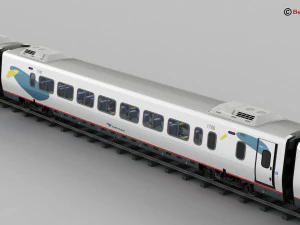 Acela Express 3D Model