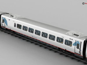 Acela Express 3D Model