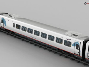Acela Express 3D Model