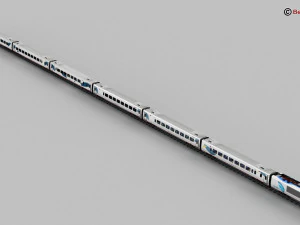 Acela Express 3D Model
