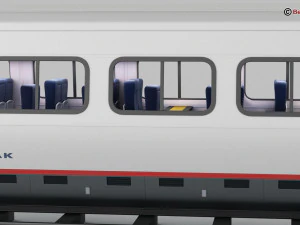 Acela Express 3D Model
