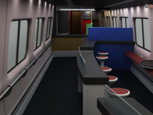 Acela Express 3D Model
