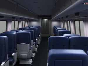 Acela Express 3D Model