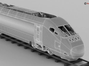 Acela Express 3D Model