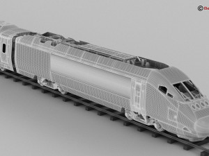 Acela Express Modello 3D