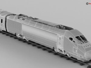Acela Express 3D Model