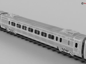 Acela Express 3D Model