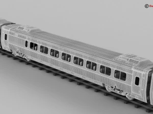 Acela Express 3D Model