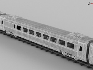 Acela Express Modello 3D