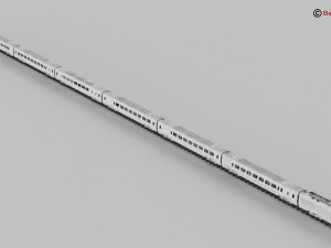 Acela Express 3D Model