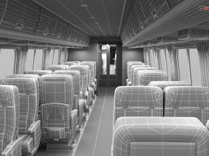 Acela Express 3D Model