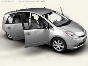 toyota prius 3D Model