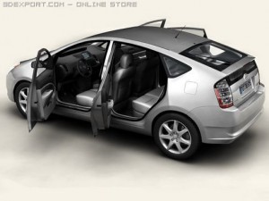 toyota prius 3D Model