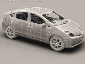 toyota prius 3D Model
