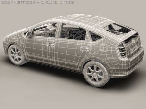 toyota prius 3D Model