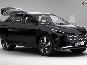Generic Future EV SUV 3D Model
